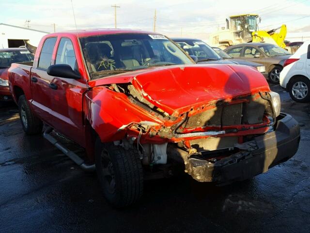 1D7HE28K35S204346 - 2005 DODGE DAKOTA QUA RED photo 1