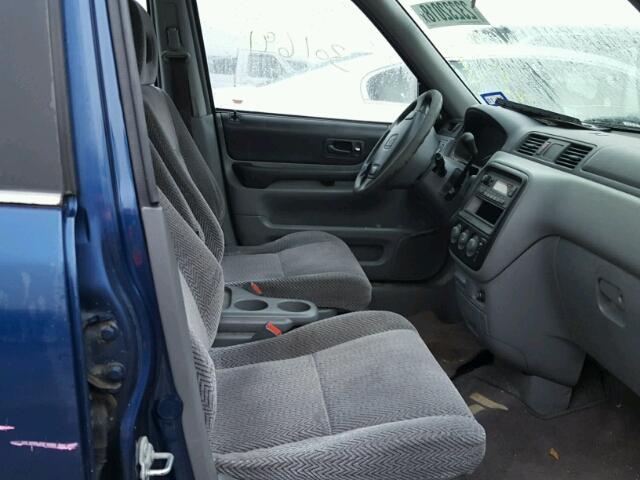 JHLRD1843VC052336 - 1997 HONDA CR-V LX BLUE photo 5