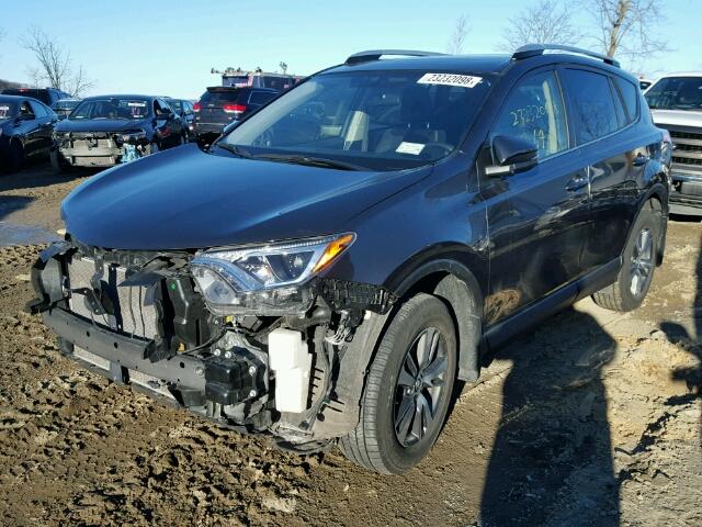 JTMRFREV0GJ062100 - 2016 TOYOTA RAV4 XLE GRAY photo 2