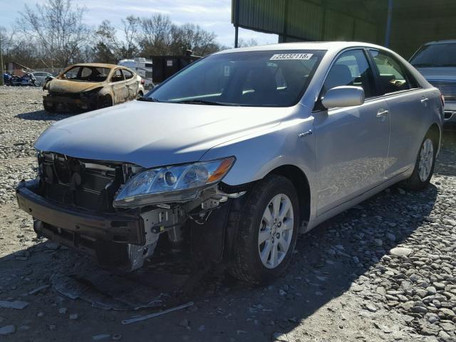 4T1BB46K29U078896 - 2009 TOYOTA CAMRY HYBR SILVER photo 2