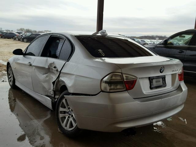 WBAVB13586KX46560 - 2006 BMW 325 I SILVER photo 3