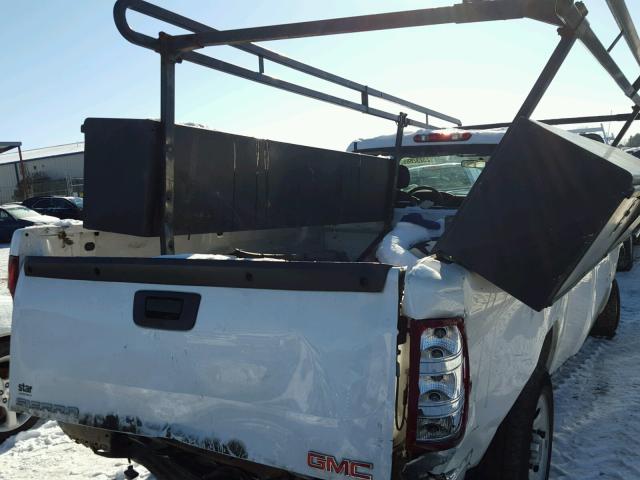 1GTN1TEX6DZ302646 - 2013 GMC SIERRA C15 WHITE photo 9