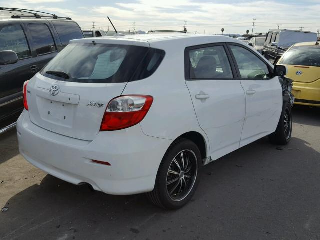 2T1KU40E79C006767 - 2009 TOYOTA COROLLA MA WHITE photo 4