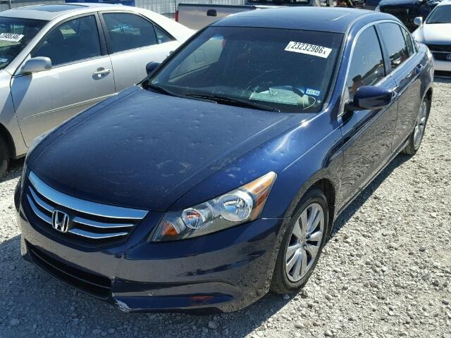 1HGCP2F71BA117125 - 2011 HONDA ACCORD EX BLUE photo 2