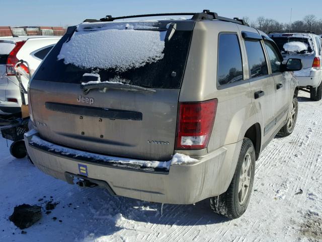 1J4GR48K85C535854 - 2005 JEEP GRAND CHER BEIGE photo 4