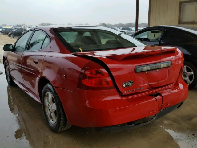 2G2WP552381102541 - 2008 PONTIAC GRAND PRIX Qırmızı foto 3