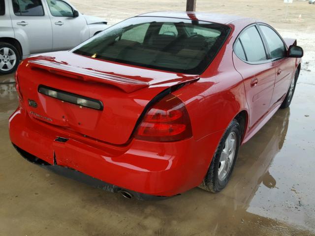 2G2WP552381102541 - 2008 PONTIAC GRAND PRIX Qırmızı foto 4