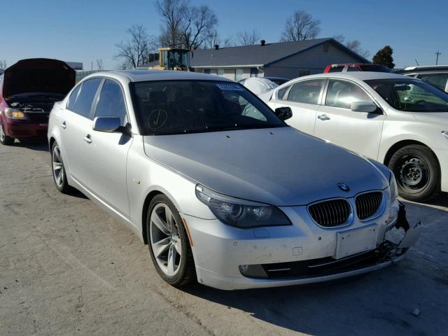 WBANU53588CT02660 - 2008 BMW 528 I GRAY photo 1