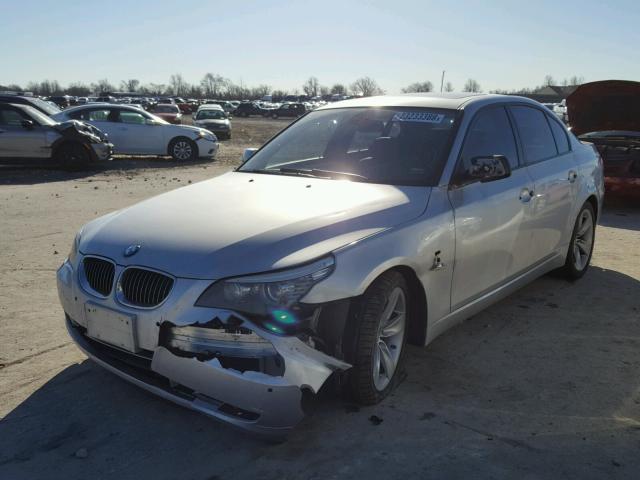 WBANU53588CT02660 - 2008 BMW 528 I GRAY photo 2