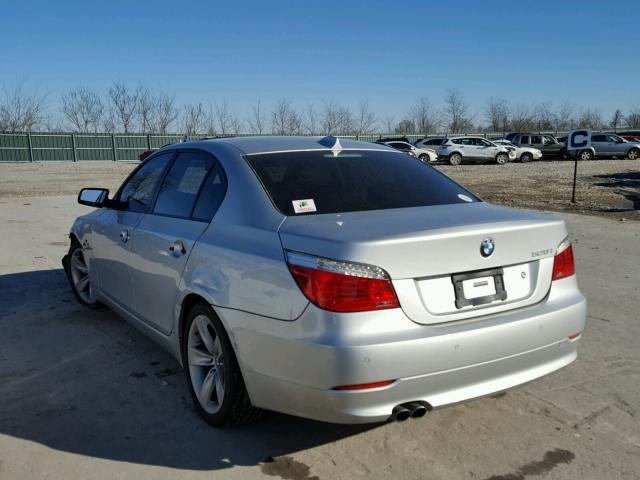 WBANU53588CT02660 - 2008 BMW 528 I GRAY photo 3