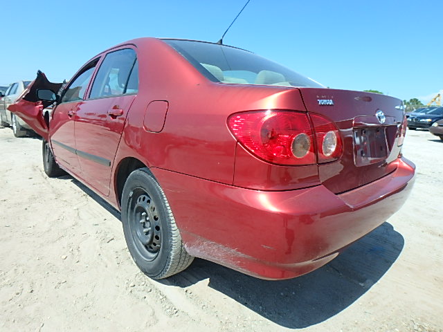 1NXBR32E08Z978684 - 2008 TOYOTA COROLLA CE RED photo 3