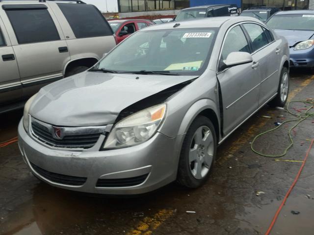 1G8ZS57N58F265595 - 2008 SATURN AURA XE SILVER photo 2