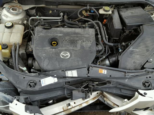 JM1BK12F781785486 - 2008 MAZDA 3 I TAN photo 7