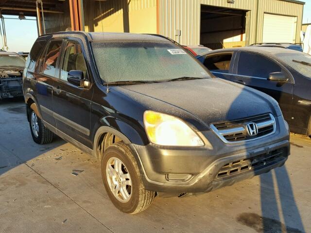 JHLRD78883C015270 - 2003 HONDA CR-V EX BLACK photo 1