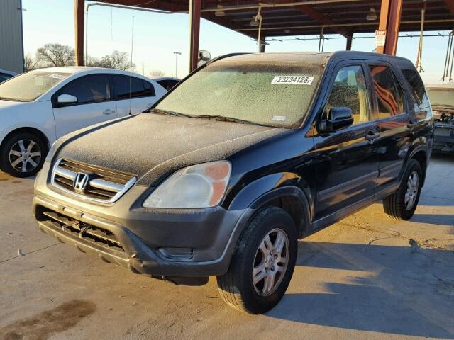 JHLRD78883C015270 - 2003 HONDA CR-V EX BLACK photo 2