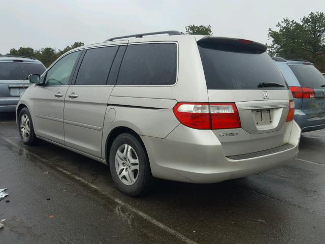 5FNRL387X6B459998 - 2006 HONDA ODYSSEY EX SILVER photo 3