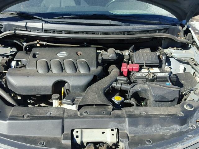 3N1BC13E49L418691 - 2009 NISSAN VERSA S GRAY photo 7