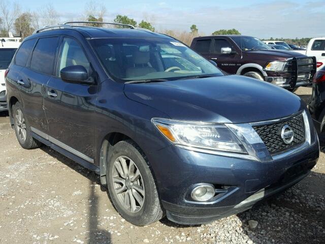 5N1AR2MN7FC710575 - 2015 NISSAN PATHFINDER BLUE photo 1