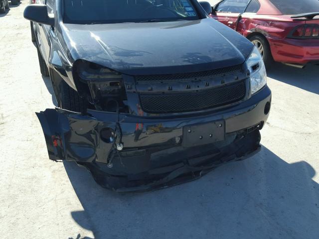 2CNDL23F886055198 - 2008 CHEVROLET EQUINOX LS BLACK photo 9