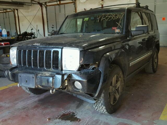 1J8HG48N56C352237 - 2006 JEEP COMMANDER შავი ფოტო 2