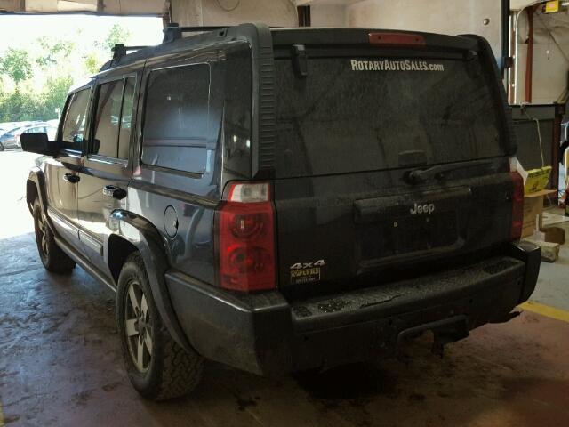 1J8HG48N56C352237 - 2006 JEEP COMMANDER BLACK photo 3