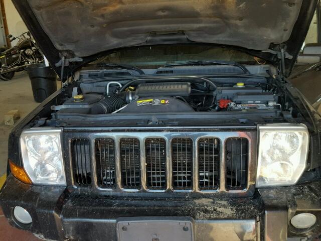 1J8HG48N56C352237 - 2006 JEEP COMMANDER შავი ფოტო 7