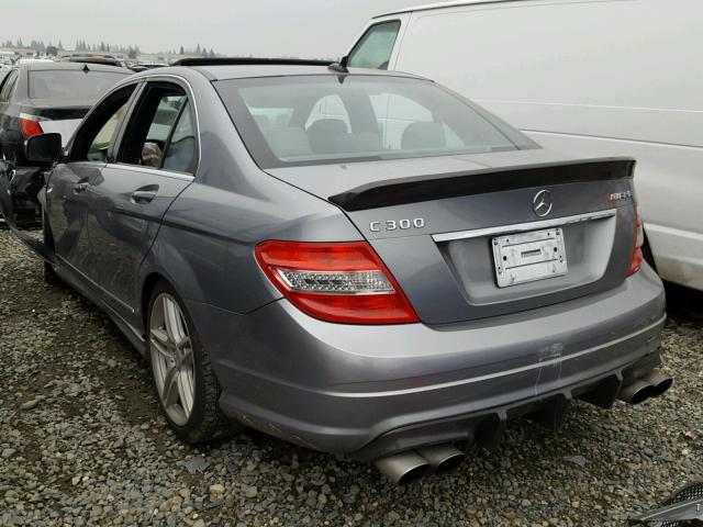 WDDGF54X88F066165 - 2008 MERCEDES-BENZ C 300 GRAY photo 3