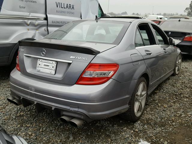 WDDGF54X88F066165 - 2008 MERCEDES-BENZ C 300 GRAY photo 4