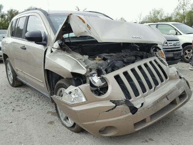 1J4FT47B39D206350 - 2009 JEEP COMPASS SP GOLD photo 1