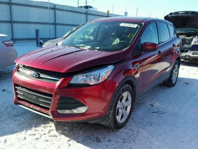 1FMCU0G9XEUE01234 - 2014 FORD ESCAPE SE MAROON photo 2