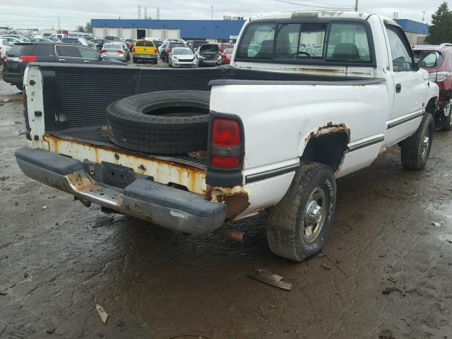 1B7KF26Z8VJ504385 - 1997 DODGE RAM 2500 WHITE photo 4