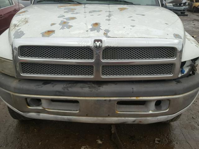 1B7KF26Z8VJ504385 - 1997 DODGE RAM 2500 WHITE photo 7