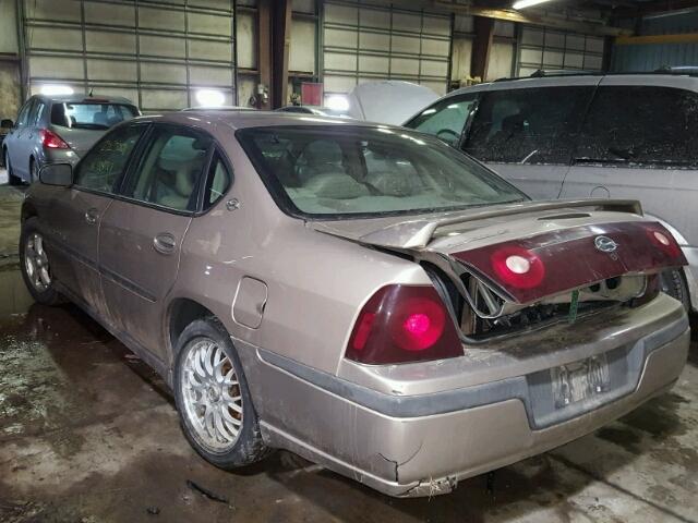 2G1WH55K539424903 - 2003 CHEVROLET IMPALA LS TAN photo 3