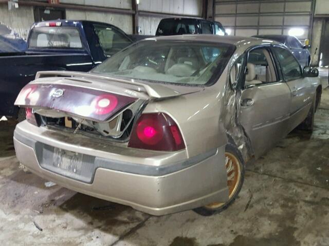 2G1WH55K539424903 - 2003 CHEVROLET IMPALA LS TAN photo 4