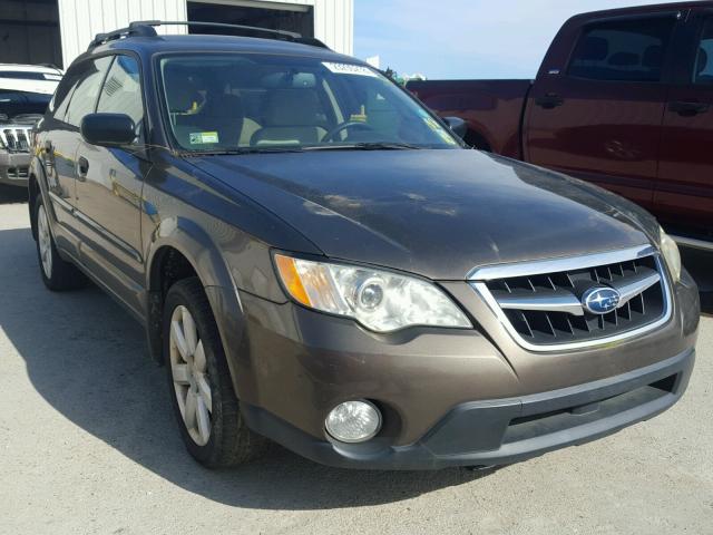 4S4BP61C887316390 - 2008 SUBARU OUTBACK 2. BROWN photo 1