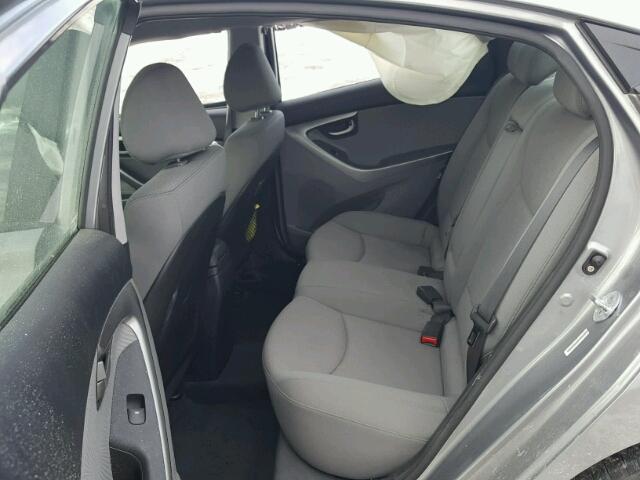 KMHDH4AE9DU976235 - 2013 HYUNDAI ELANTRA GL GRAY photo 6