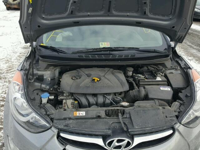 KMHDH4AE9DU976235 - 2013 HYUNDAI ELANTRA GL GRAY photo 7