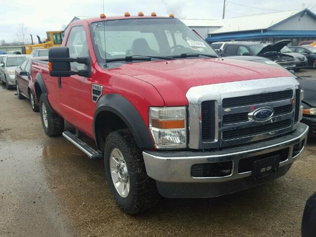 1FTSF21Y58EC85672 - 2008 FORD F250 SUPER RED photo 1