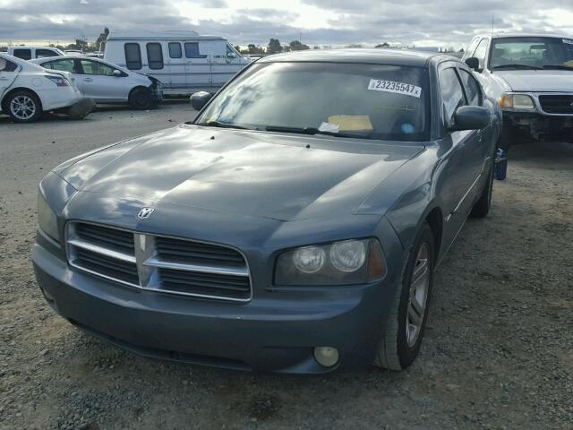 2B3KA53H96H161442 - 2006 DODGE CHARGER GREEN photo 2