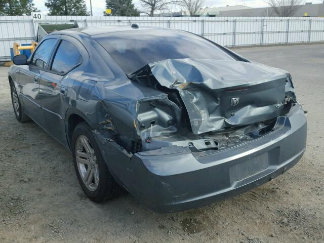 2B3KA53H96H161442 - 2006 DODGE CHARGER GREEN photo 3