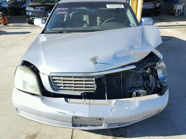 1G6KD54Y25U104616 - 2005 CADILLAC DEVILLE SILVER photo 7