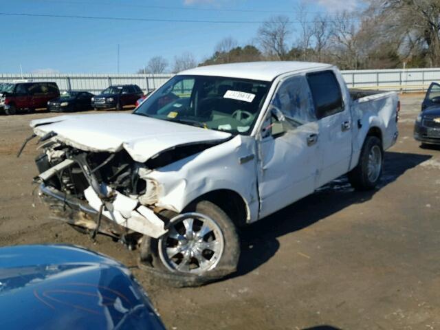 1FTRW14W98FB86530 - 2008 FORD F150 SUPER WHITE photo 2