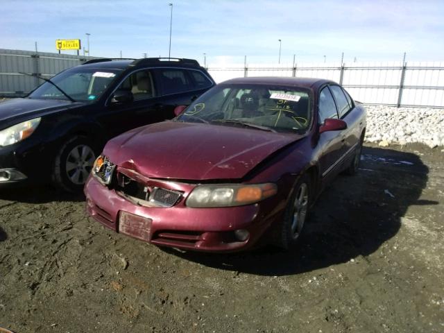 1G2HX54K624134552 - 2002 PONTIAC BONNEVILLE MAROON photo 2