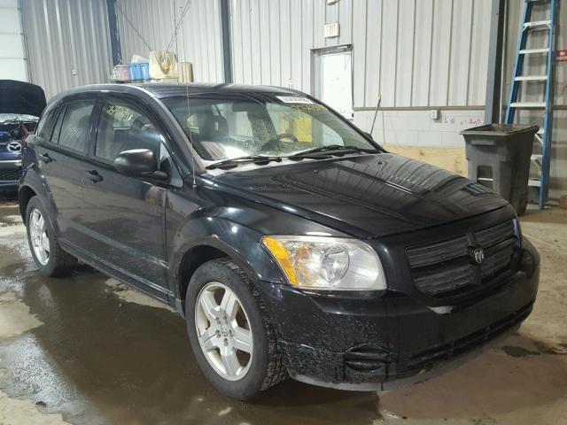 1B3HB28B98D666035 - 2008 DODGE CALIBER BLACK photo 1