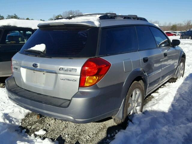 4S4BP61C777341649 - 2007 SUBARU LEGACY OUT SILVER photo 4