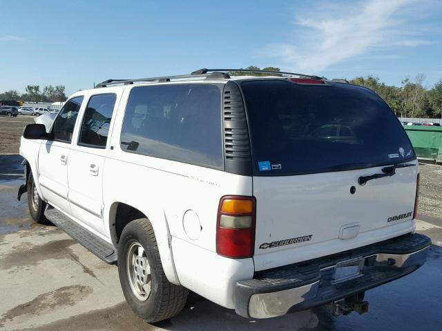 1GNEC16Z92J318423 - 2002 CHEVROLET SUBURBAN C WHITE photo 3