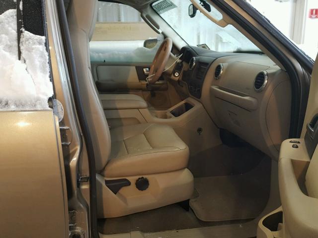 1FMPU16W43LC05792 - 2003 FORD EXPEDITION TAN photo 5