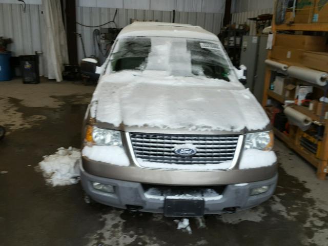 1FMPU16W43LC05792 - 2003 FORD EXPEDITION TAN photo 9
