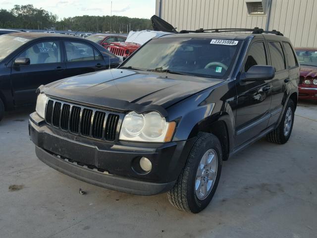 1J8HS48P47C577489 - 2007 JEEP GRAND CHER BLUE photo 2