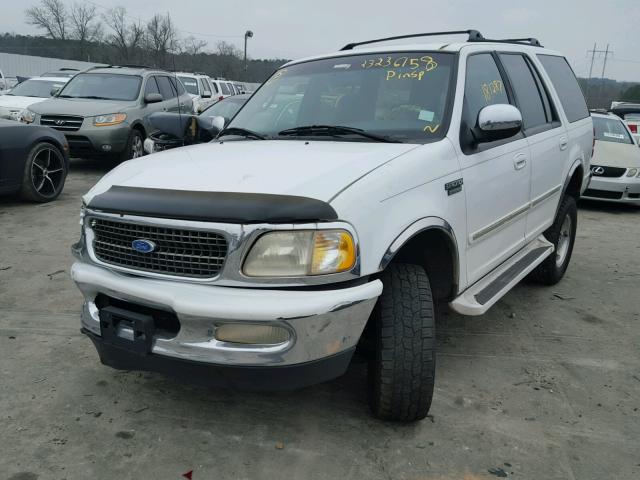 1FMEU18W5VLB29815 - 1997 FORD EXPEDITION WHITE photo 2